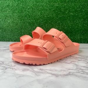 Birkenstock Arizona Women's EU 41 US 9.5 Essentials Beach Sandals Pink Rubber